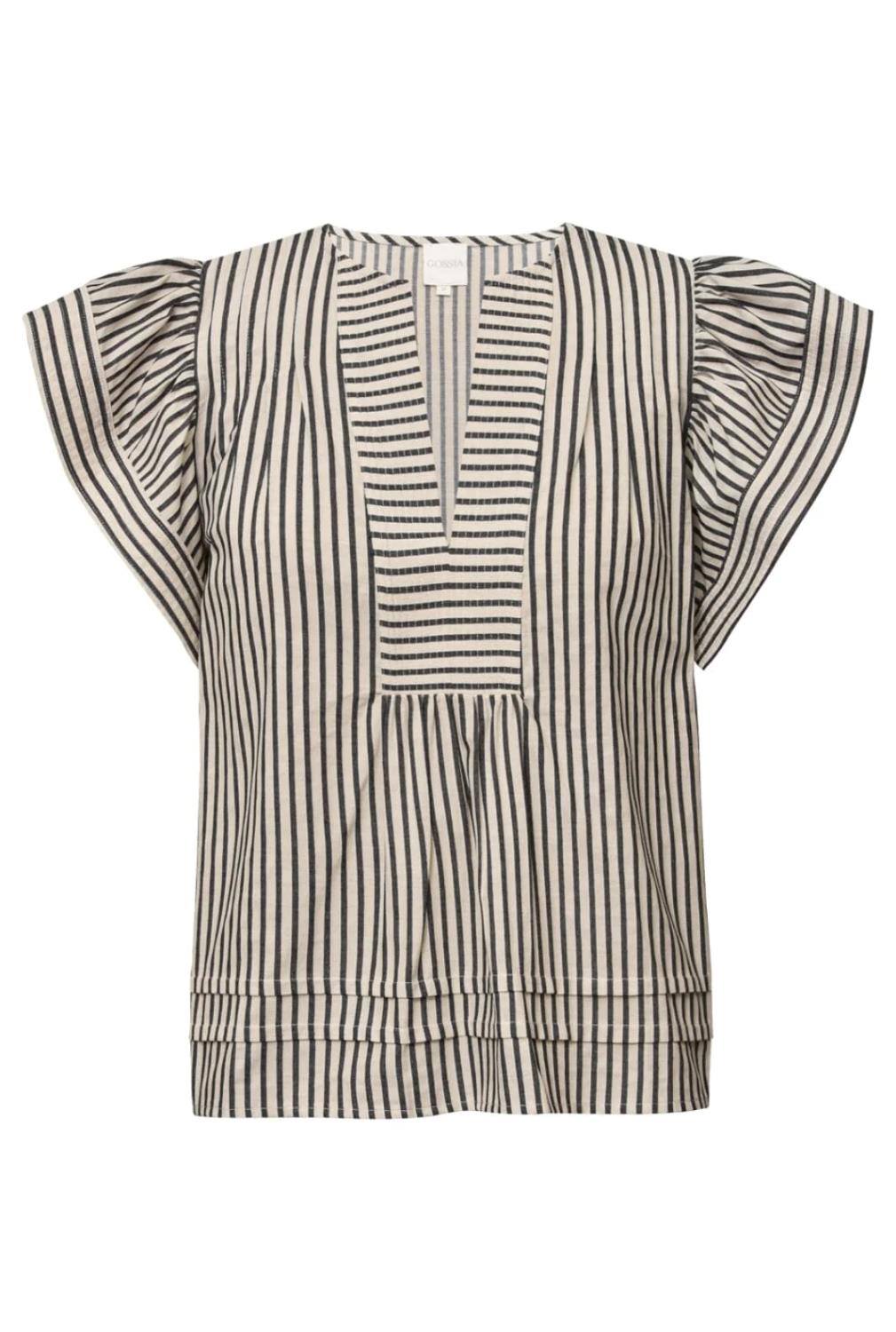 MINKAGO Jo Blouse striper