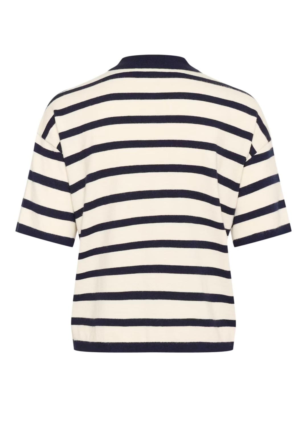 LikamSZ Striped Polo cardigan blå