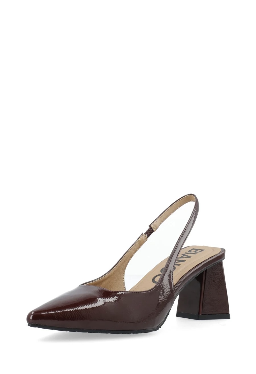 BIAMARALYN slingback patent burgunder