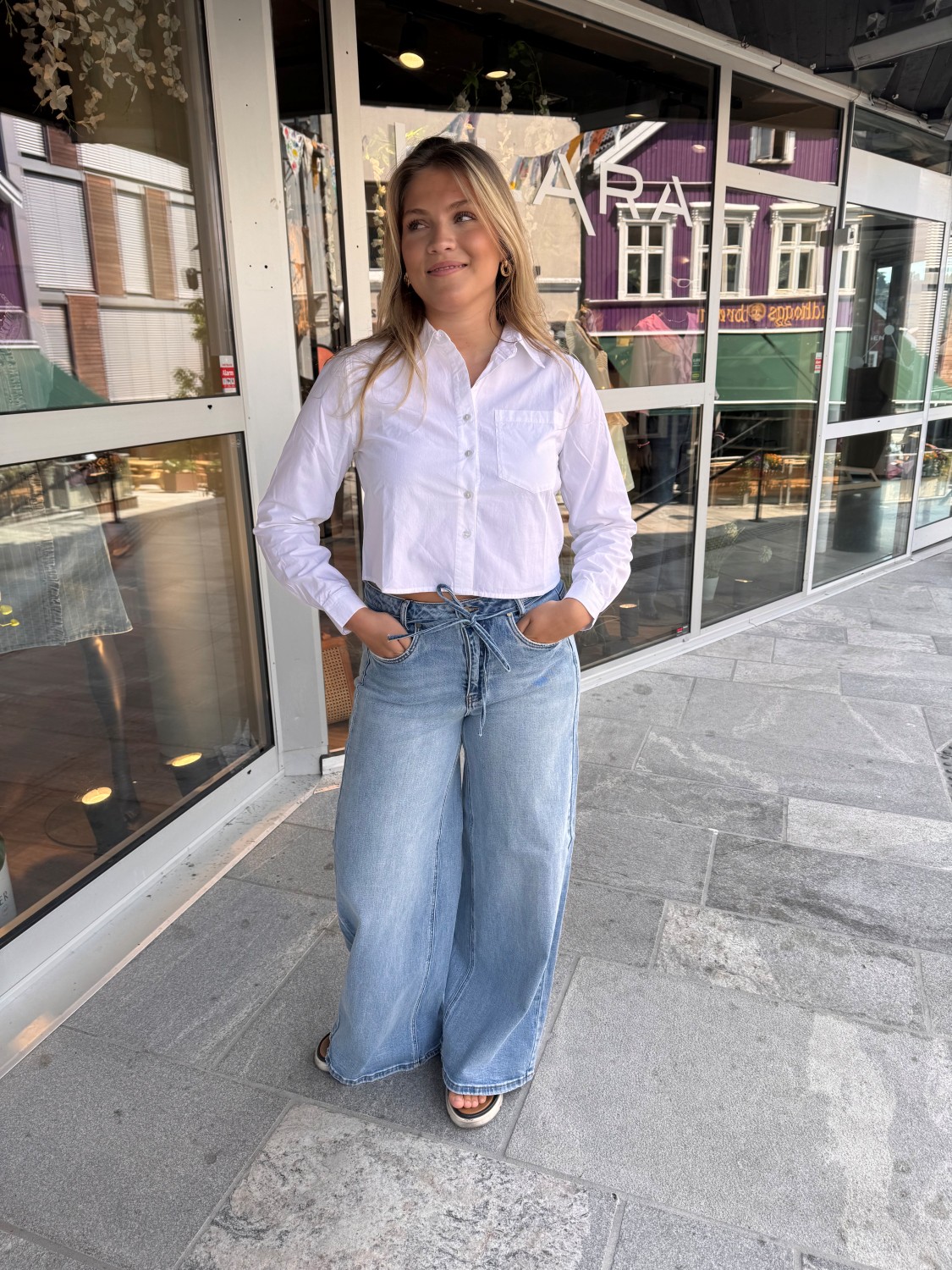 SunnaMW Short Shirt Hvit