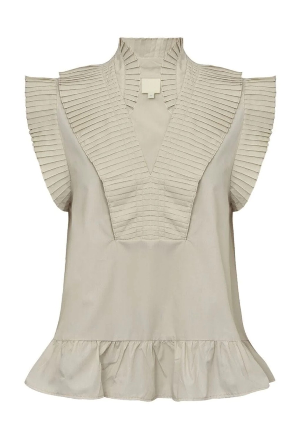 AnnGO Top off-white krem
