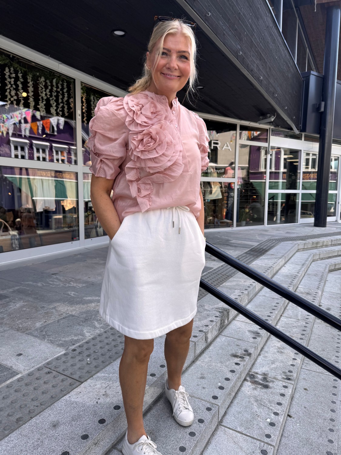 AnnsofiGO Blouse Rosa