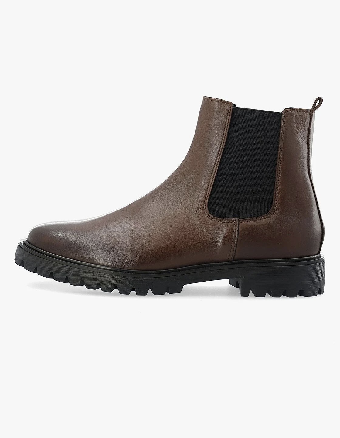 BIAGINA chelsea boot smooth leather brun