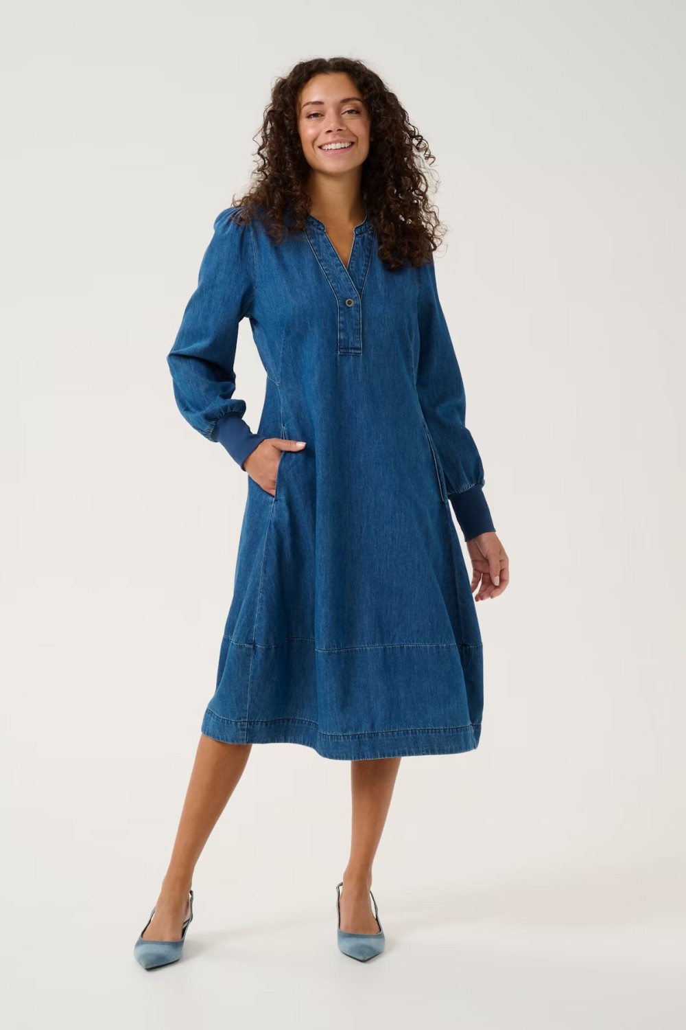 CUallura Arpa Rib Dress blå