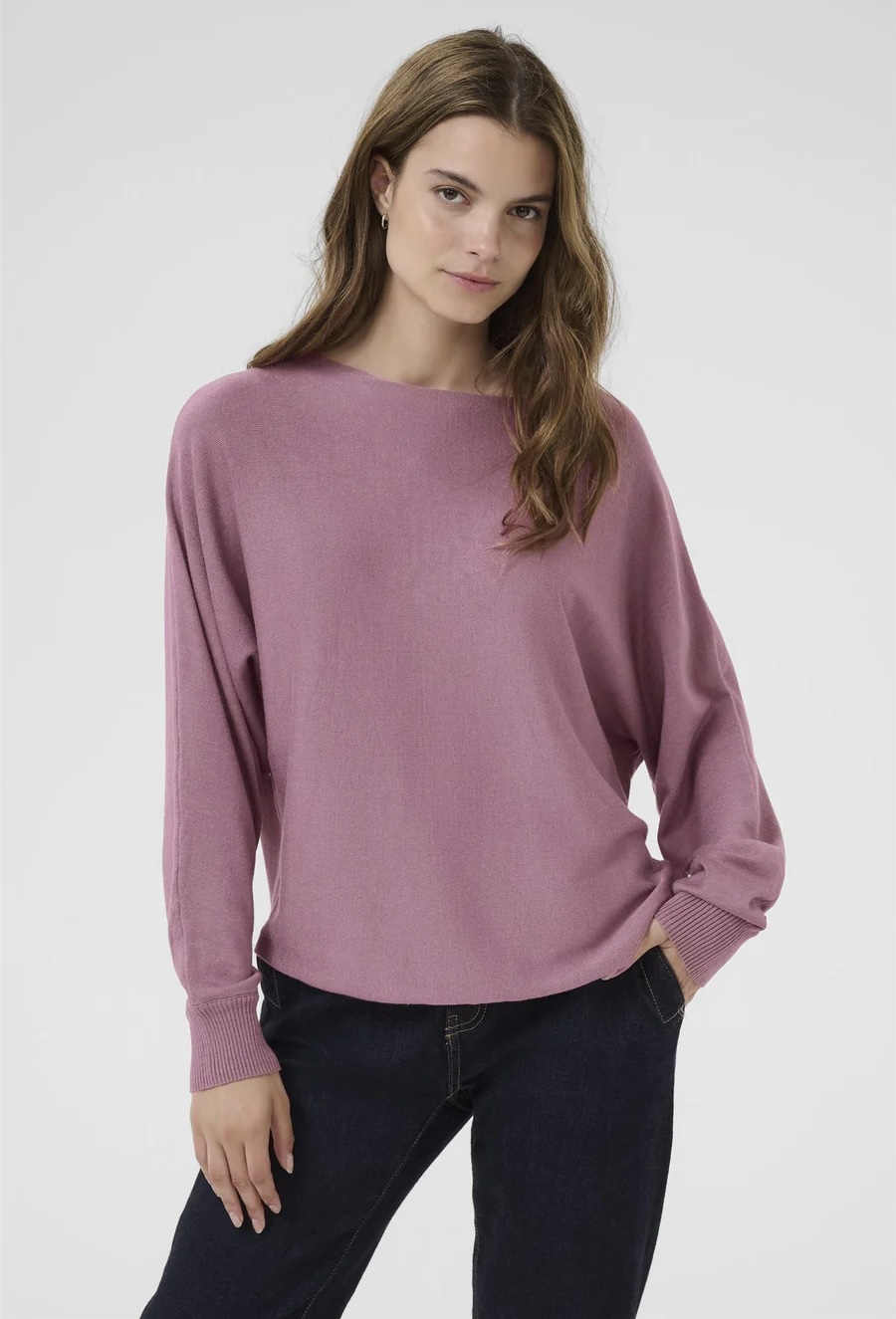 CUannemarie batwing jumper rosa