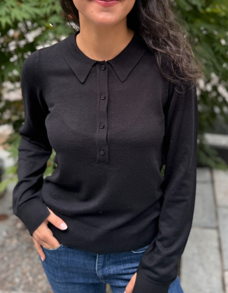 CUebba Annemette Genser Sort