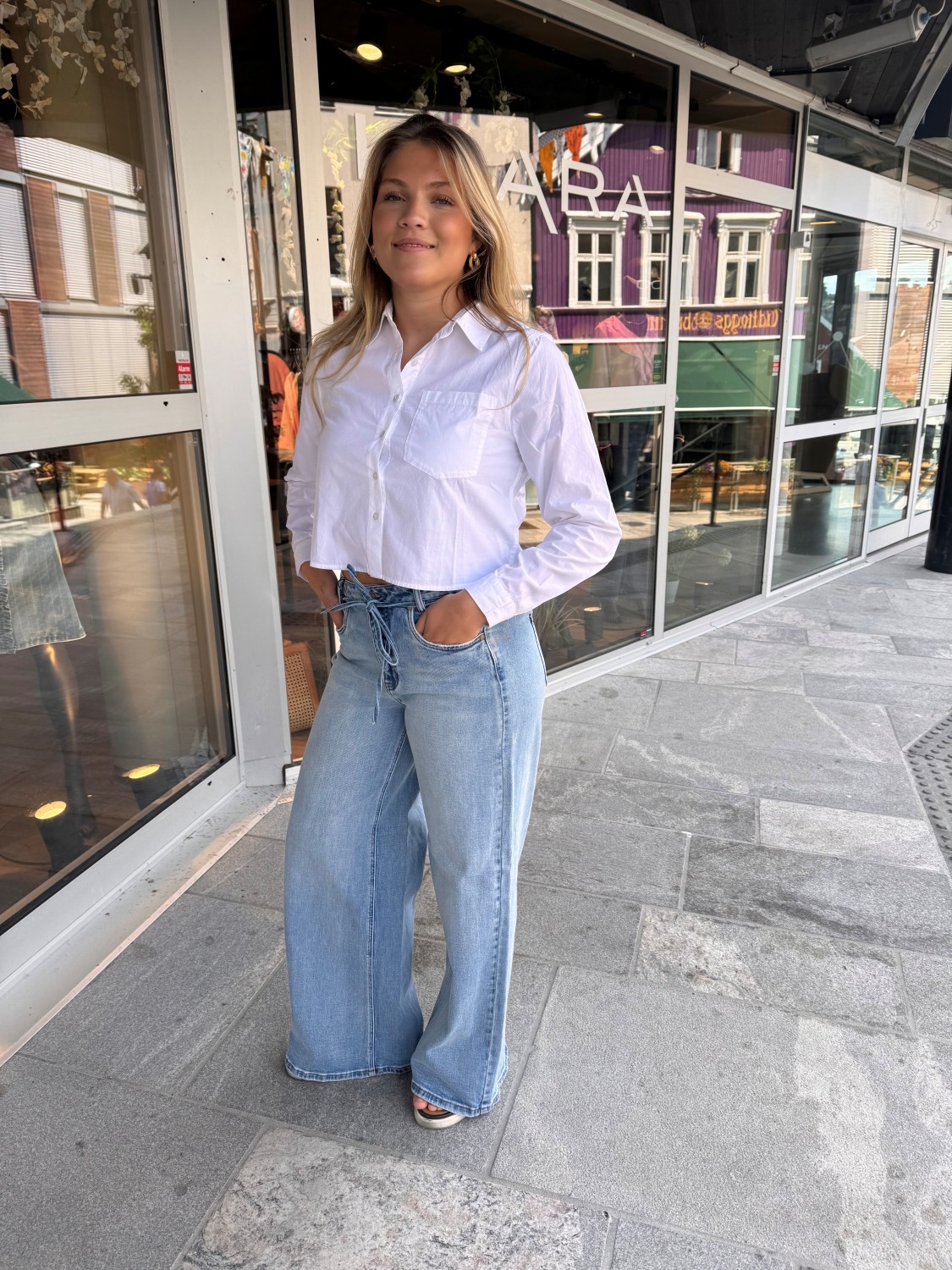 SunnaMW Short Shirt Hvit