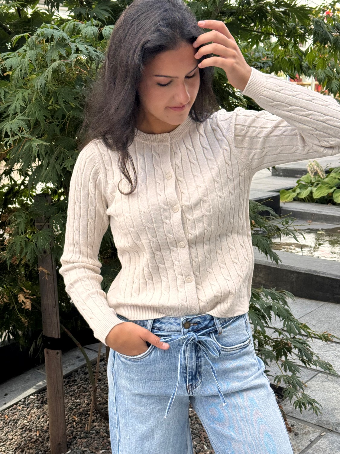 PZSTEFFI cardigan beige