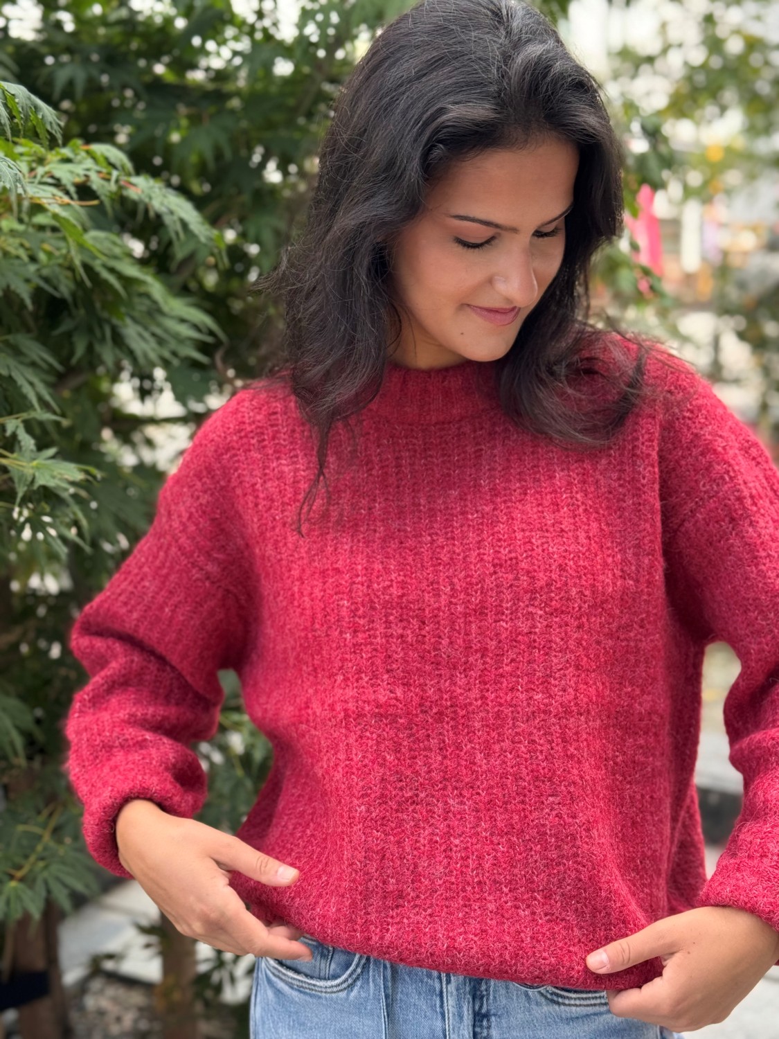 PZGEORGIE ls pullover rød