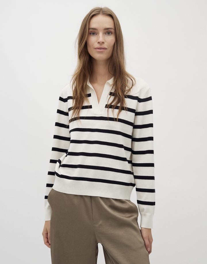 BRAVA Sika knit polo Striper