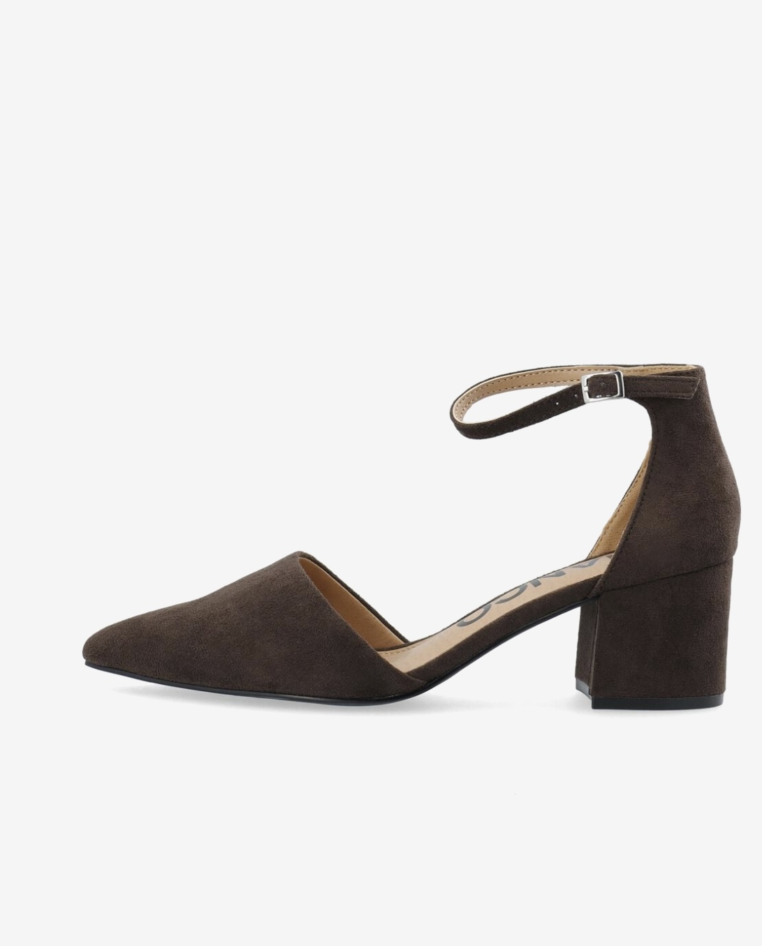 BIADEVIVED pump micro suede brun