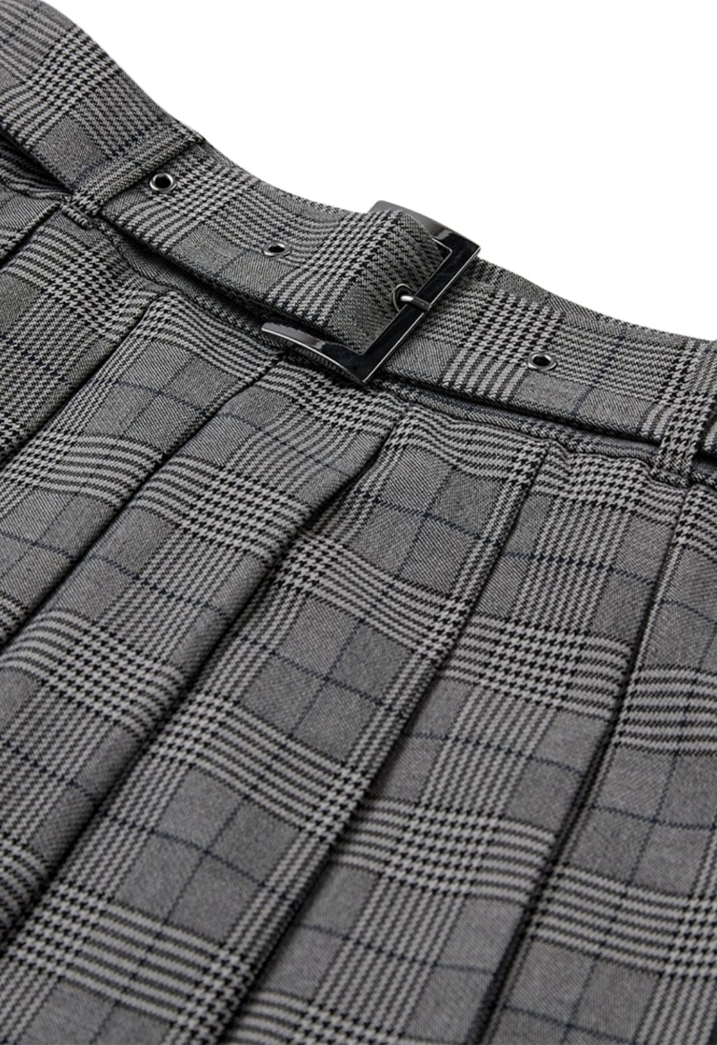 Cmtailor-skirt black daphne grå
