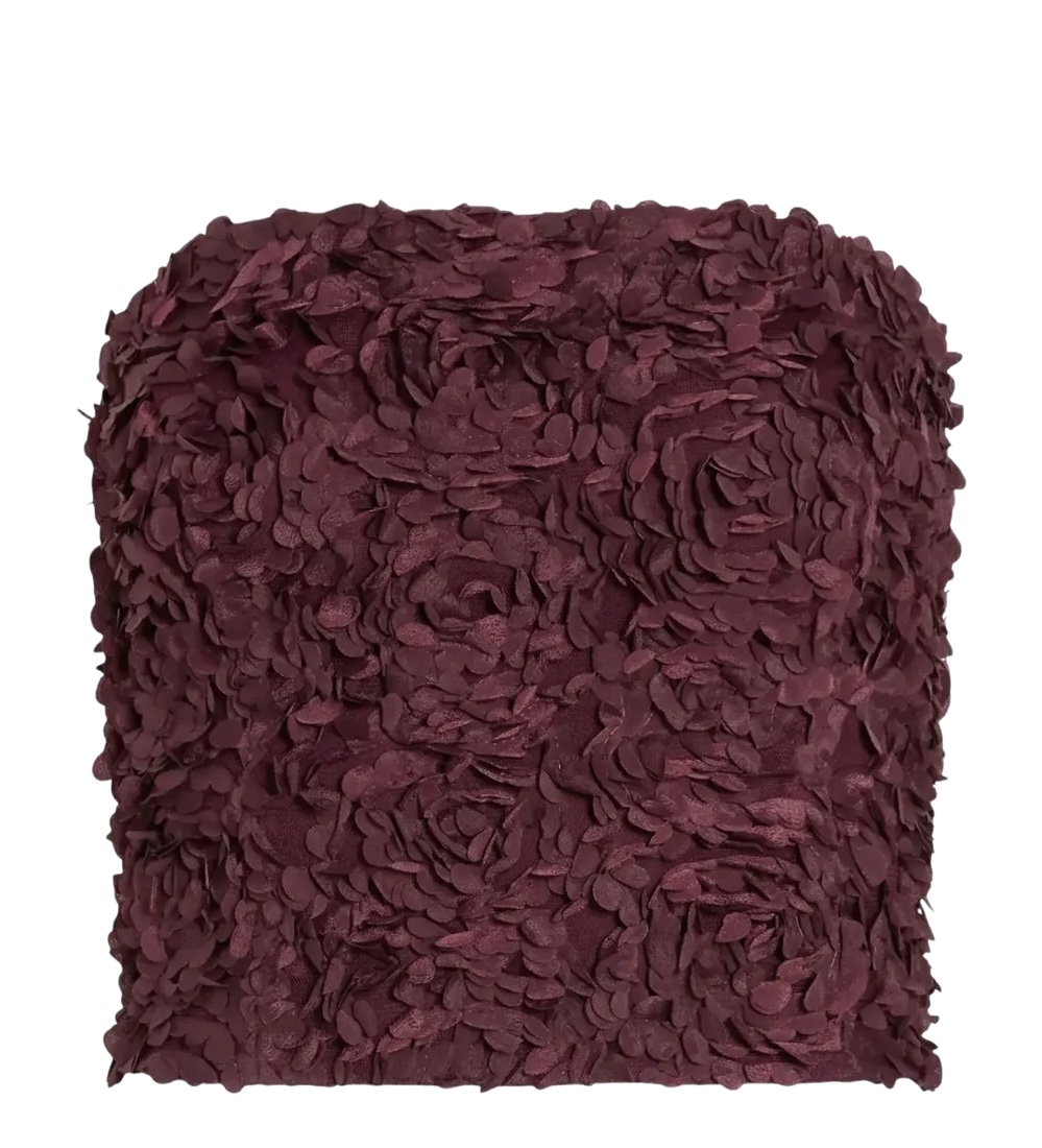 Virosie Bandeau Top Burgunder