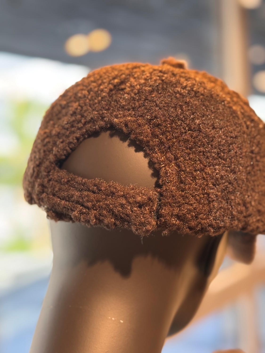 Caps teddy cara mørk brun