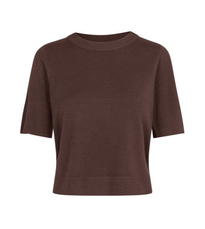 BRAVANI Carla knit top Brun
