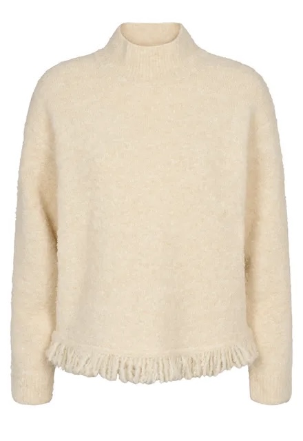 Fauna knit 7602 frynser off-white