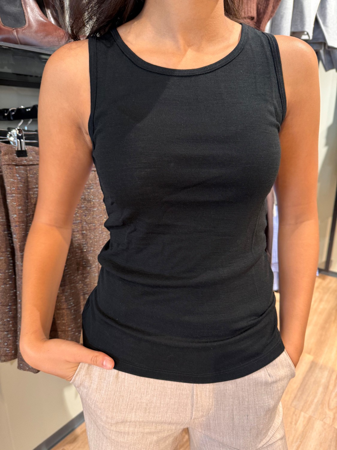 GarimaSZ wool tank top singlet