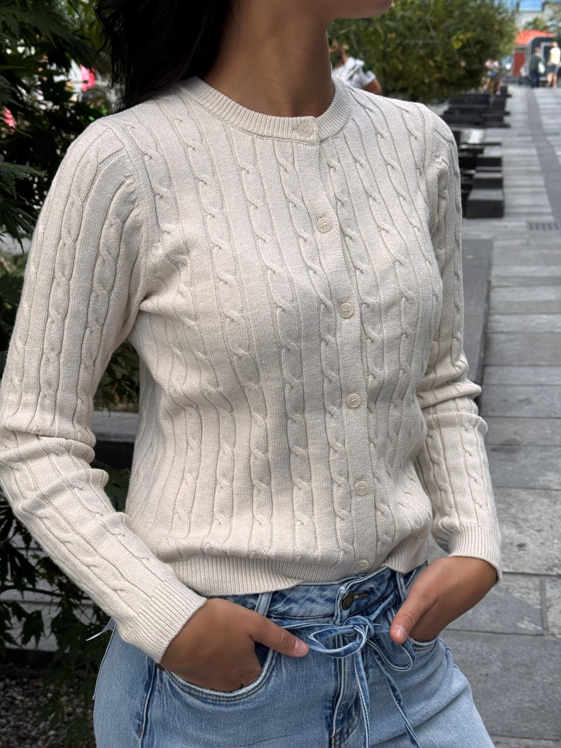 PZSTEFFI cardigan beige