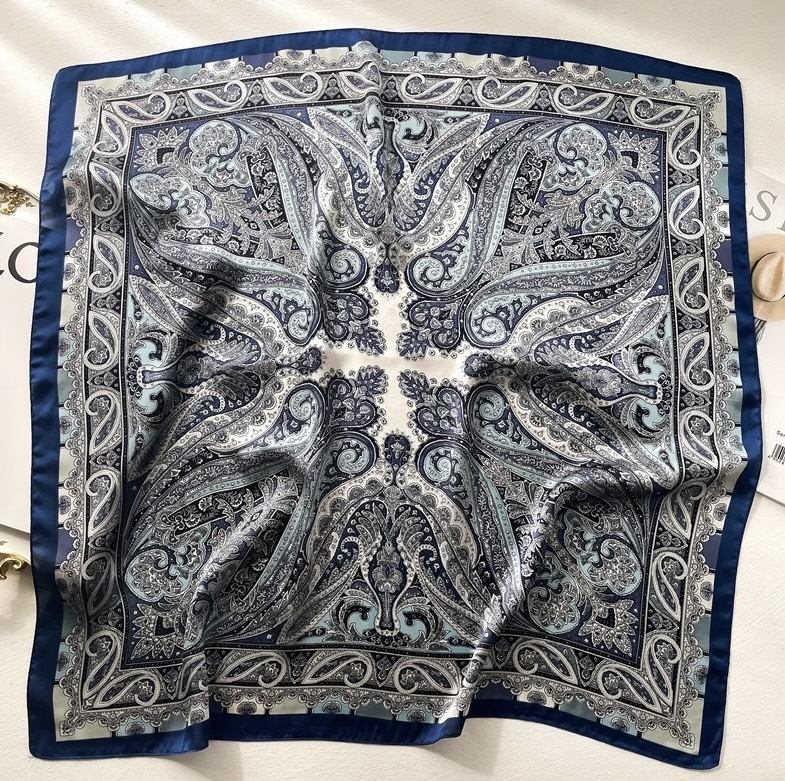 Skjerf bandana blå