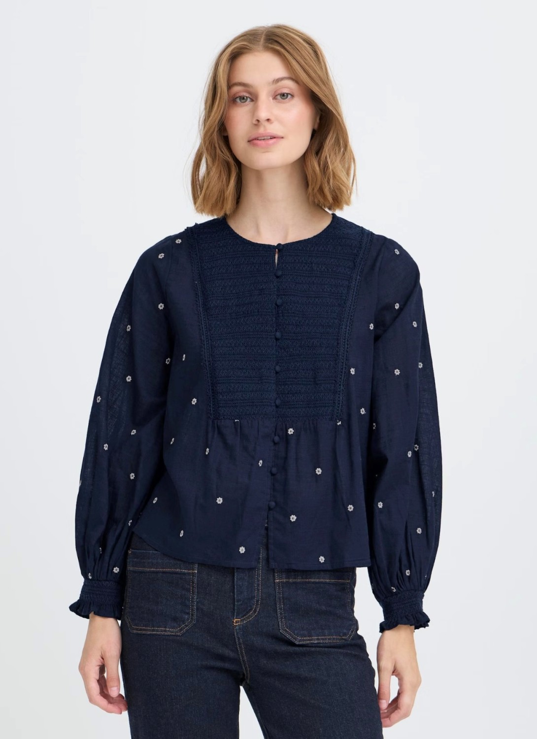 IRGALINA Shirt Blå