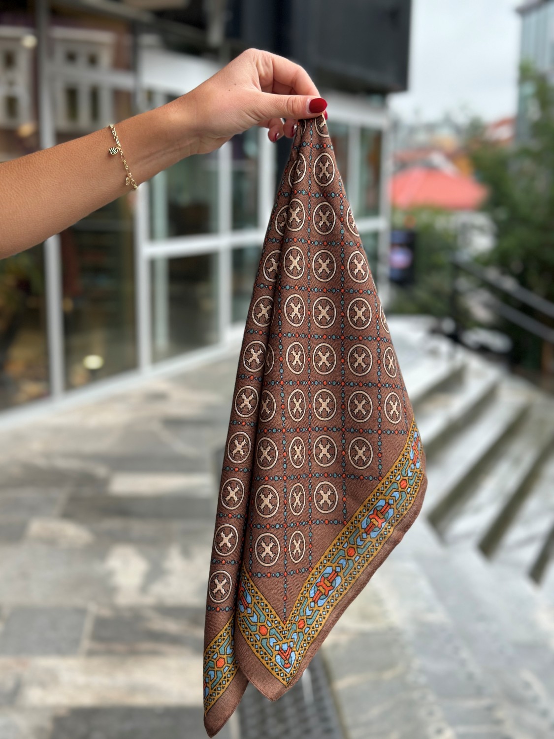 Skjerf bandana 19411 brun