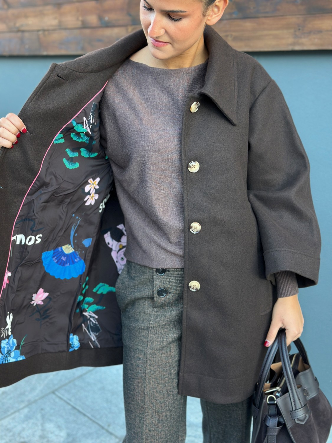 NUKIMBERLY Coat Brun