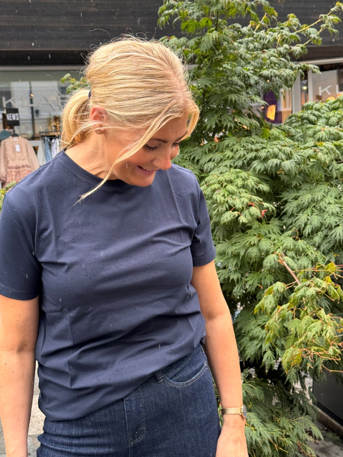 VINORA T-Shirt Blå