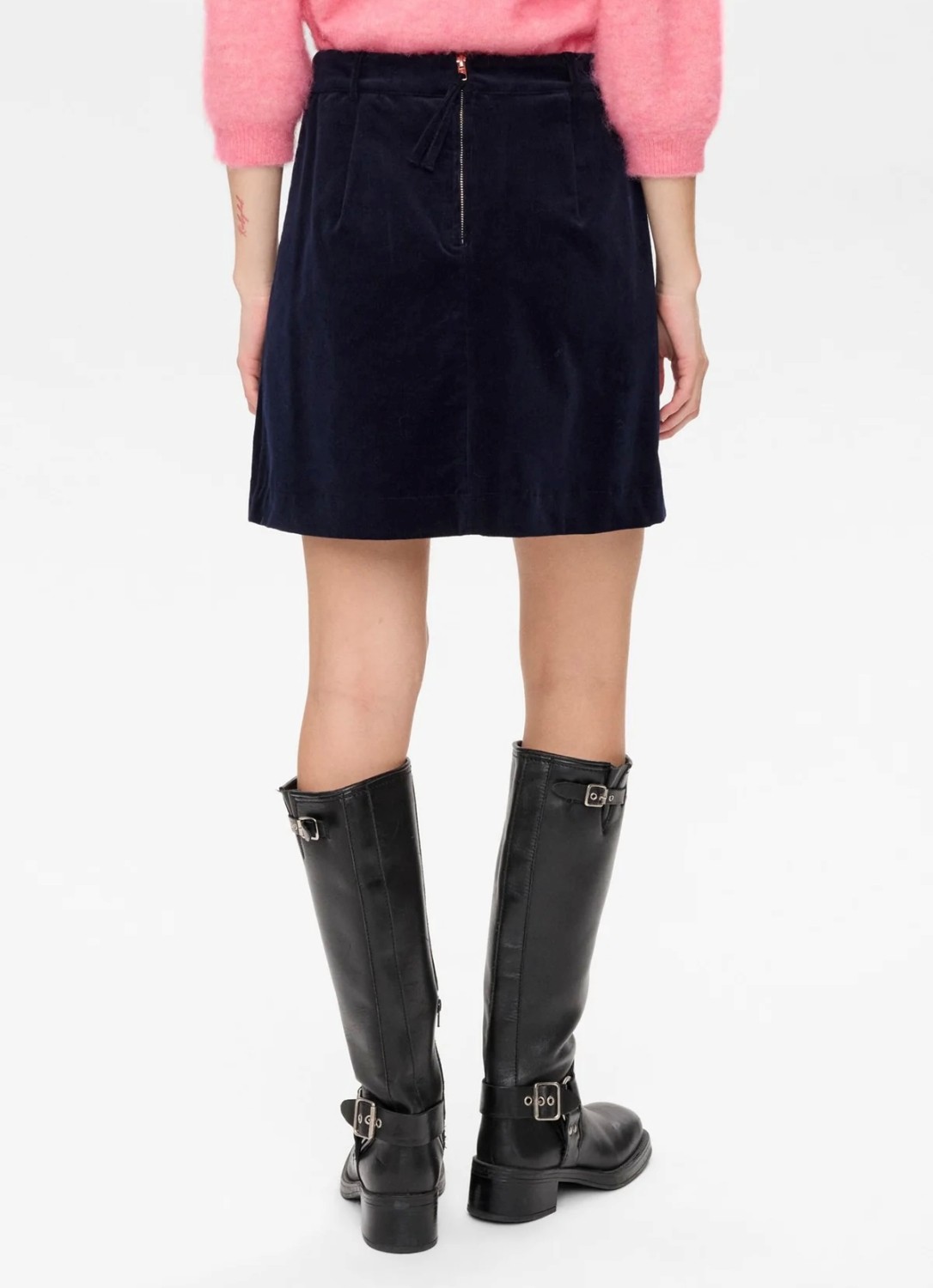 NUJOANNA Babycord Skirt Blå