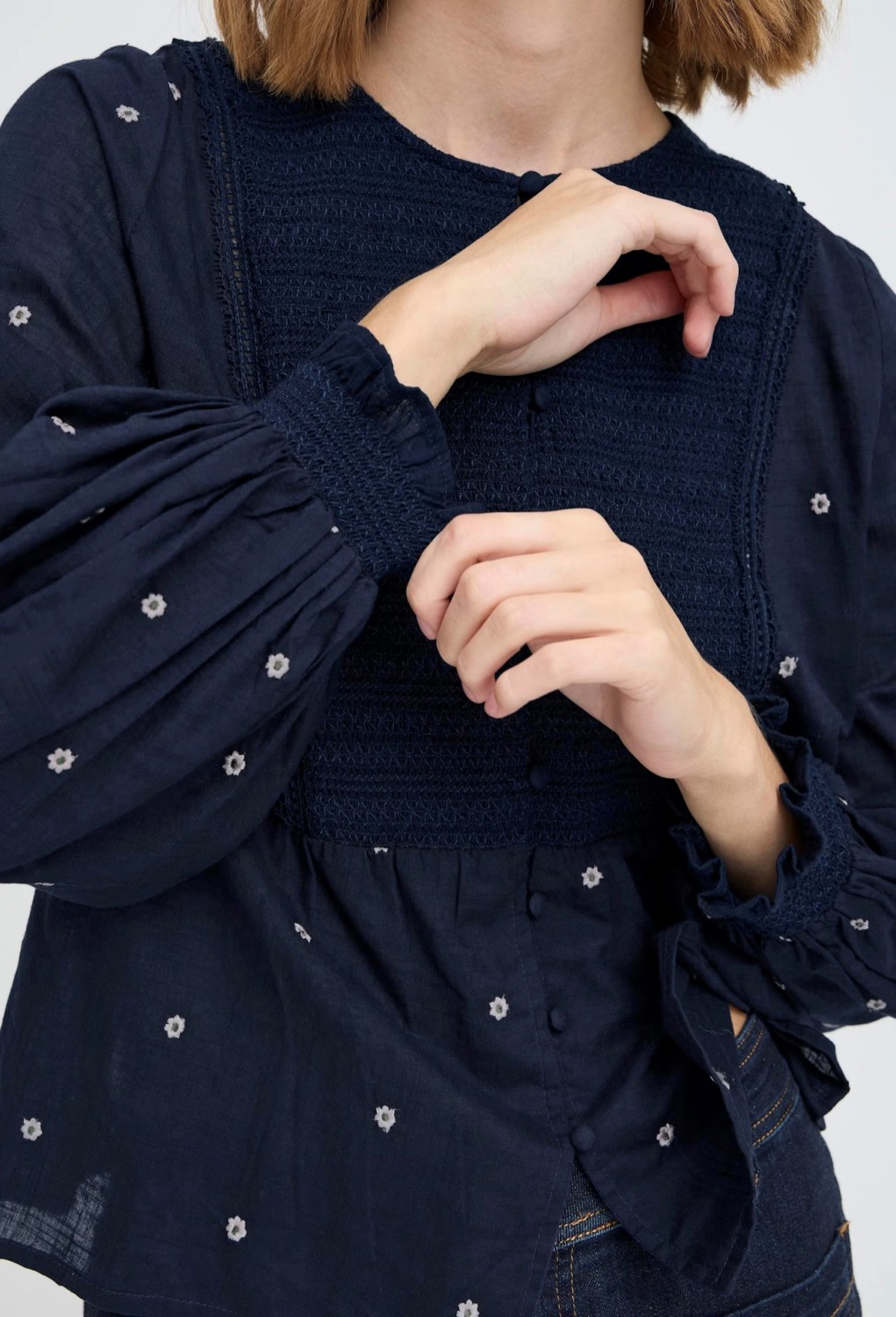 IRGALINA Shirt Blå