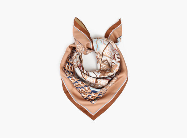 MARTHA Silkeskjerf Camel