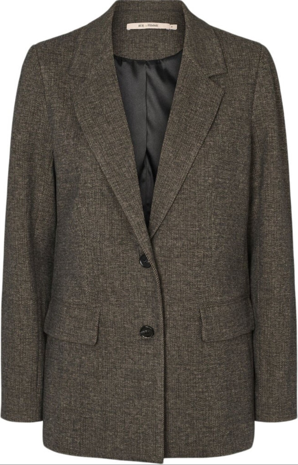 Peach elly blazer brun