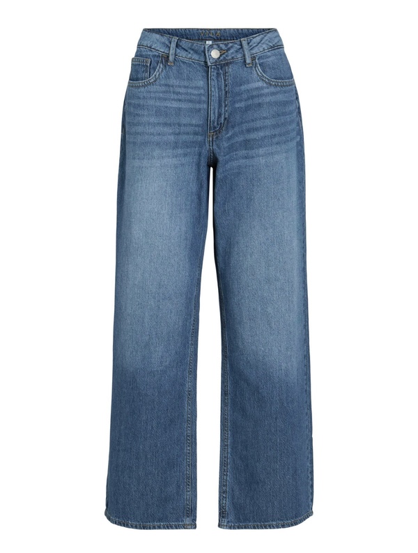 VIPALMA RW Wide jeans Mellom blå
