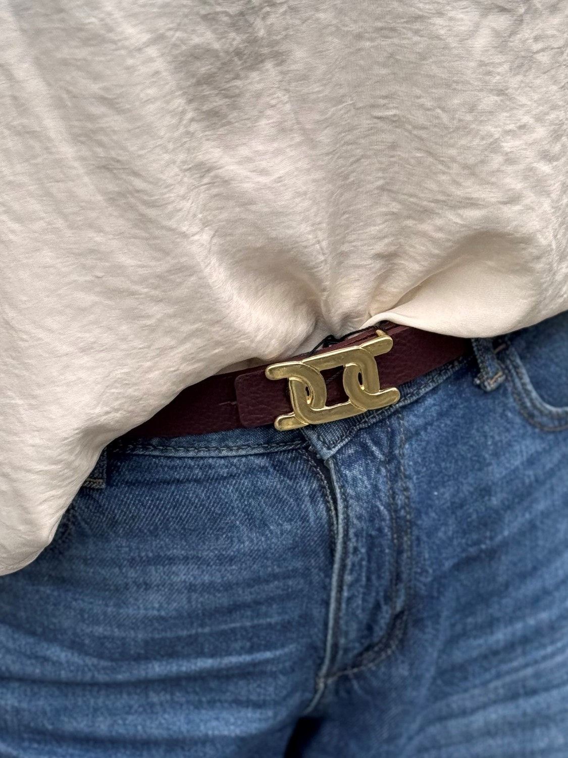 Bcenya belt burgunder