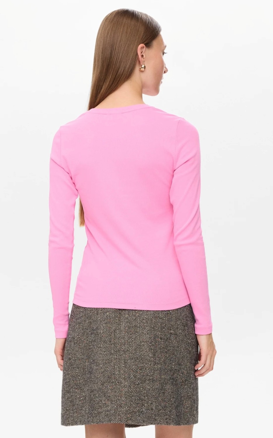 Nuriley ls tee fuchsia rosa