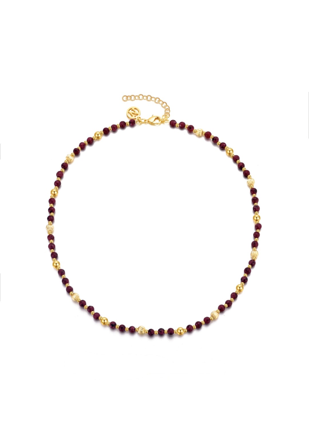 Felicia neck 42 gold burgunder 8