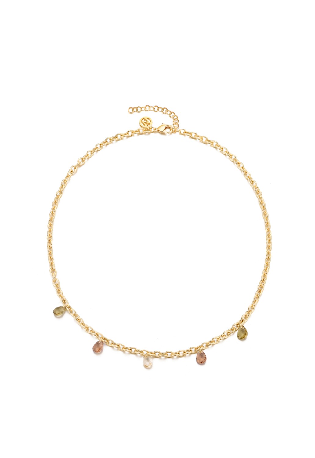 Ingelin neck 42 gold brown mix 8