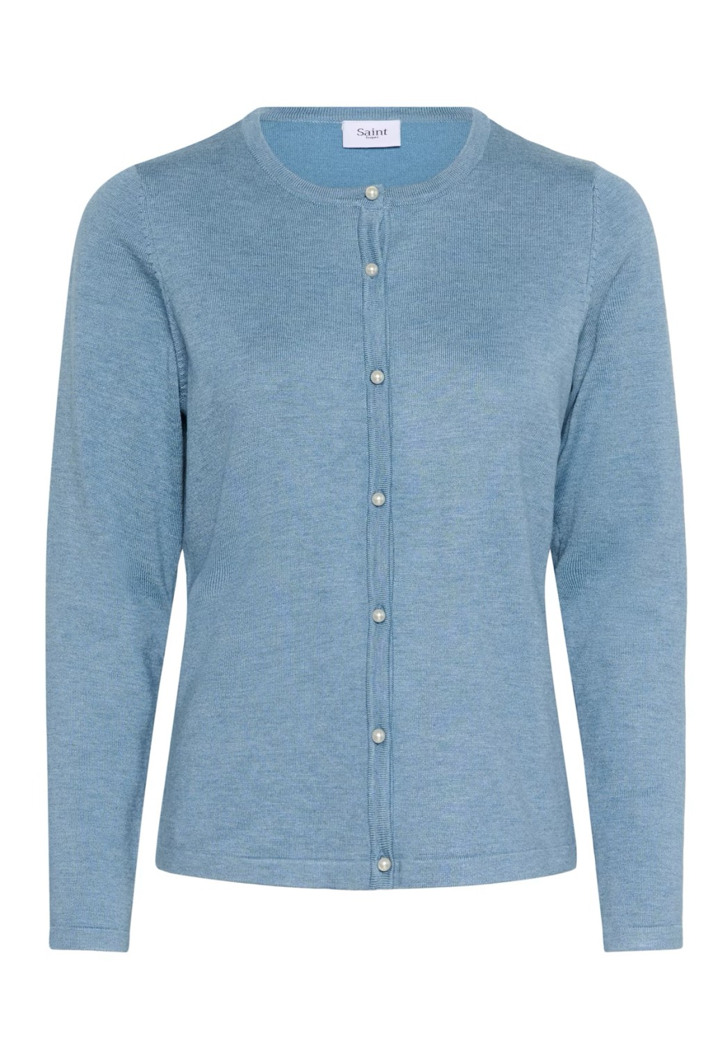 JemmaSZ cardigan perler lyseblå