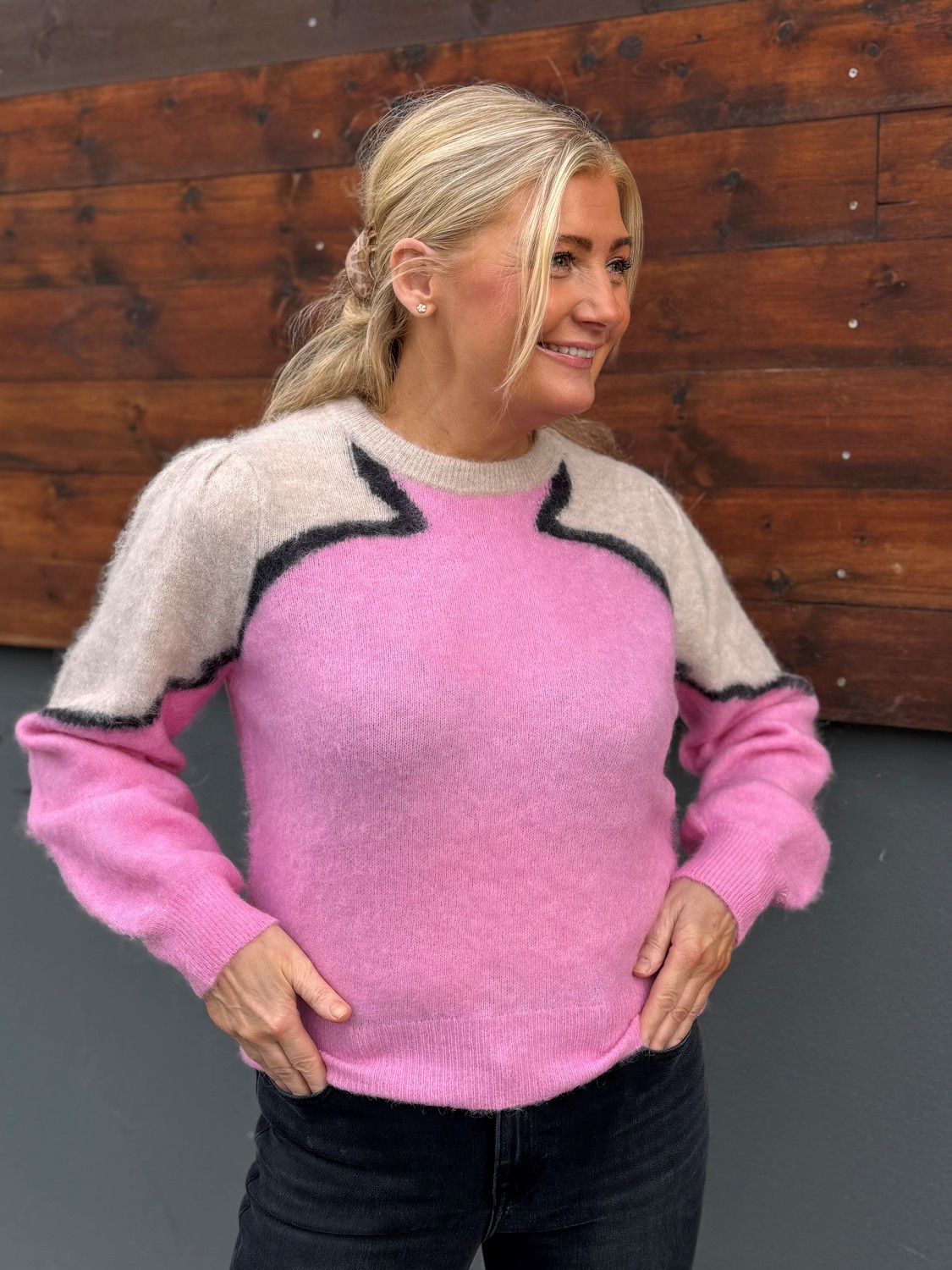 NUMARNA suri pullover lilac sachet rosa