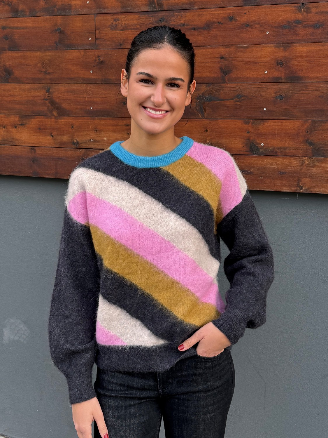 NUSURI MULTI STRIPE Pullover