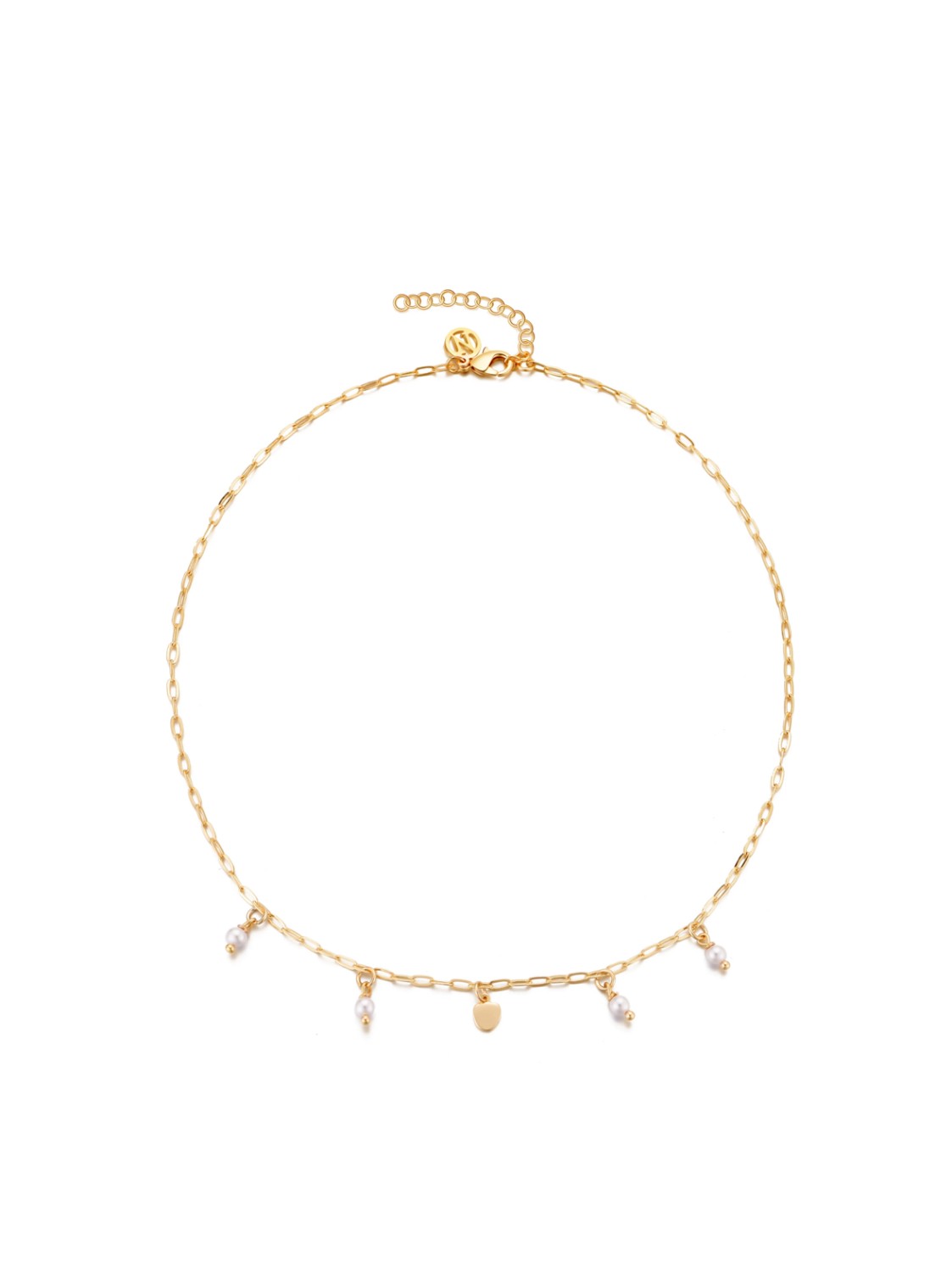 Schirin neck 42 gold hvit 8