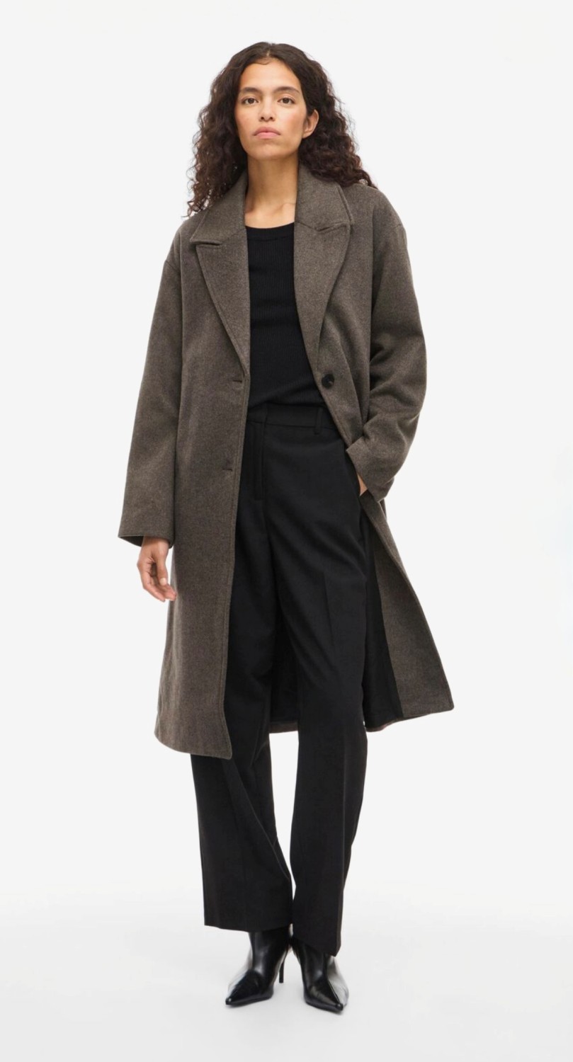 VILINSE Belted Coat Brun
