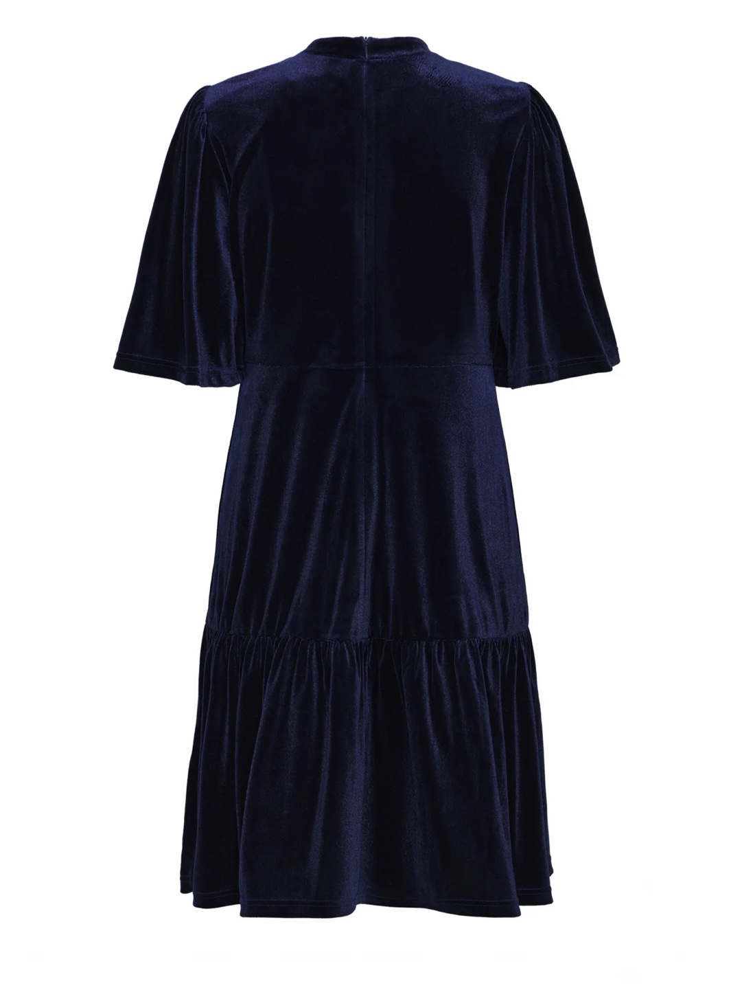 PZBARBARA ss dress dark saphire blå