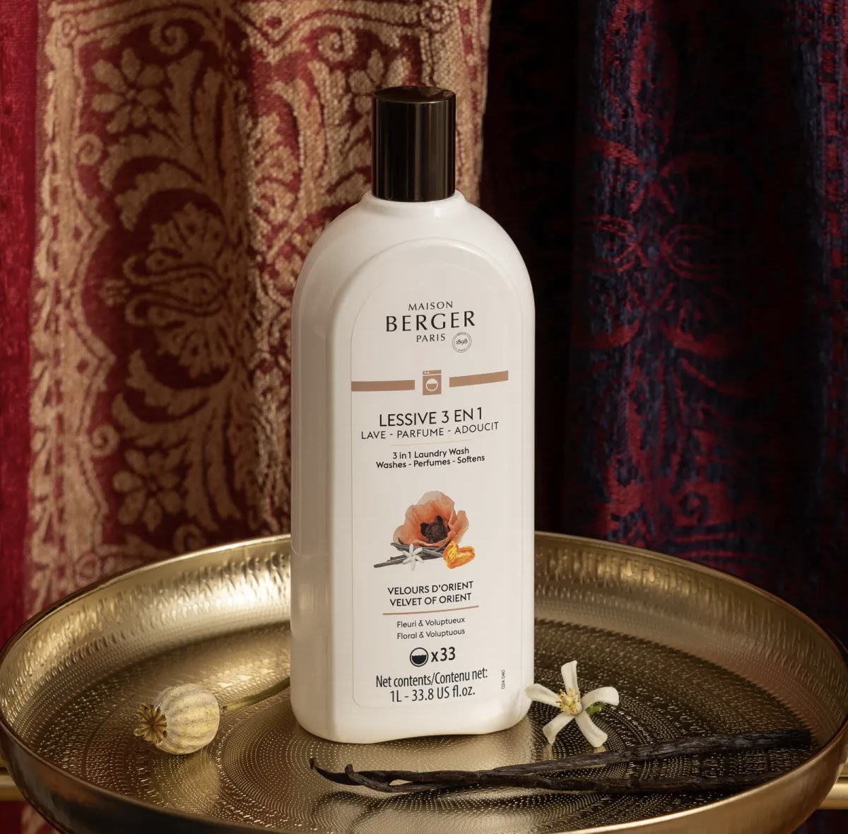 Velvet of orient VASKEMIDDEL 1 Liter 3-i-1