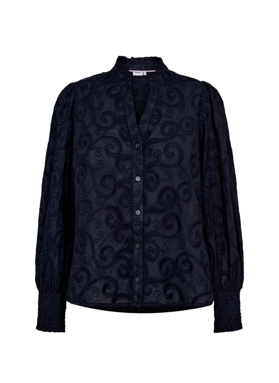 NUTULKA blouse dark saphire blå