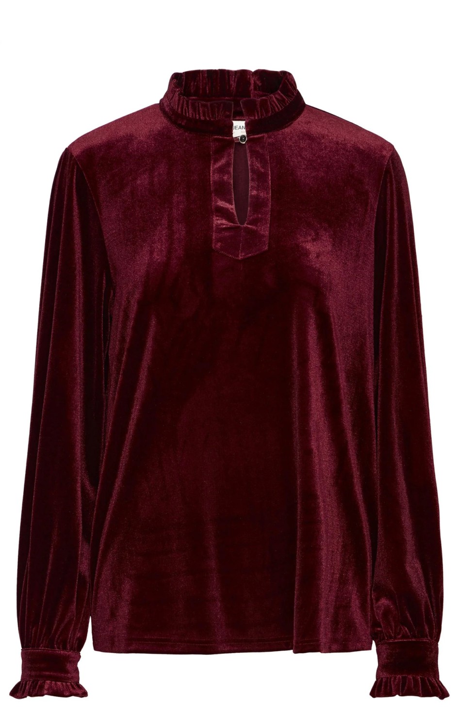 PZBARBARA ls blouse fig burgunder