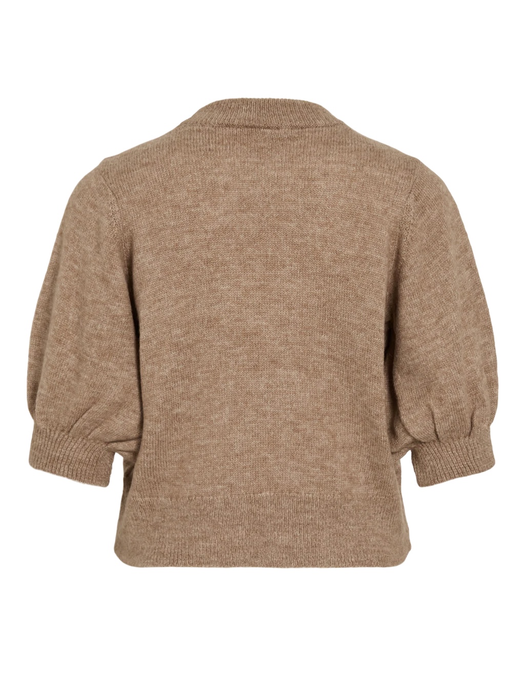 VIBIOLA 3/4 Sleeve knit top Camel