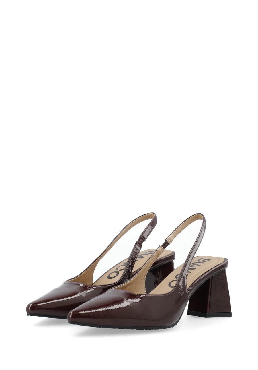 BIAMARALYN slingback patent burgunder