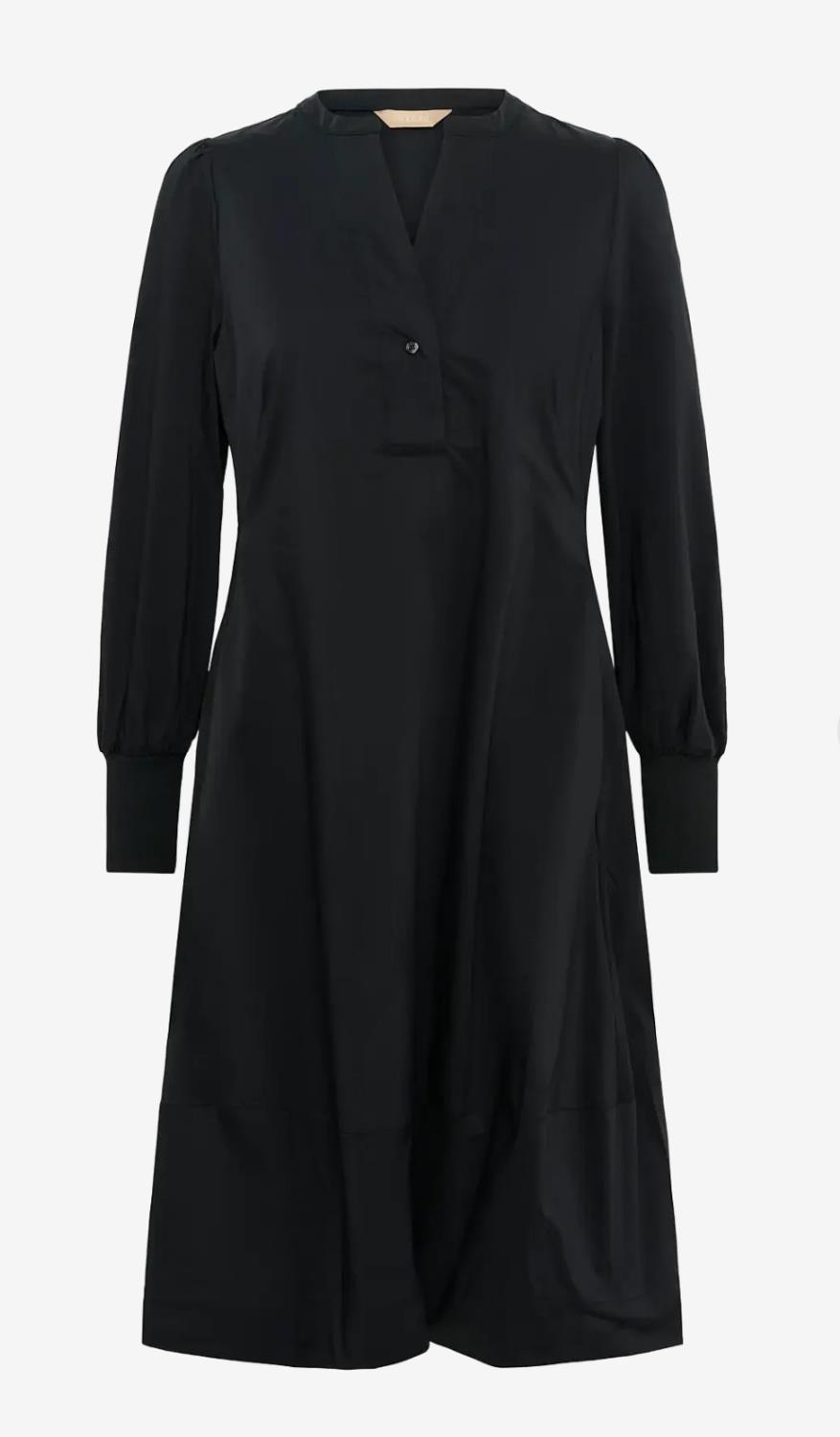 CUtoyam Antoinett Rib Kjole Sort