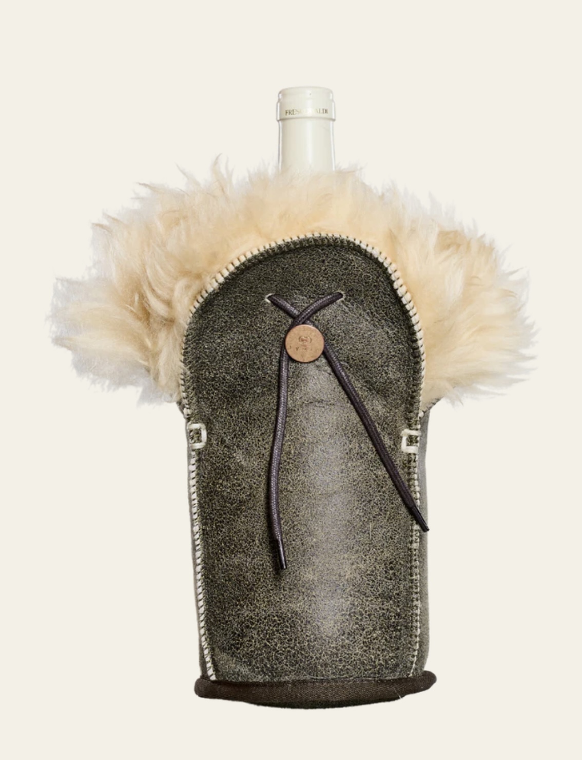 KYWIE Vin/Champagne kjøler fluffy grå/Brun