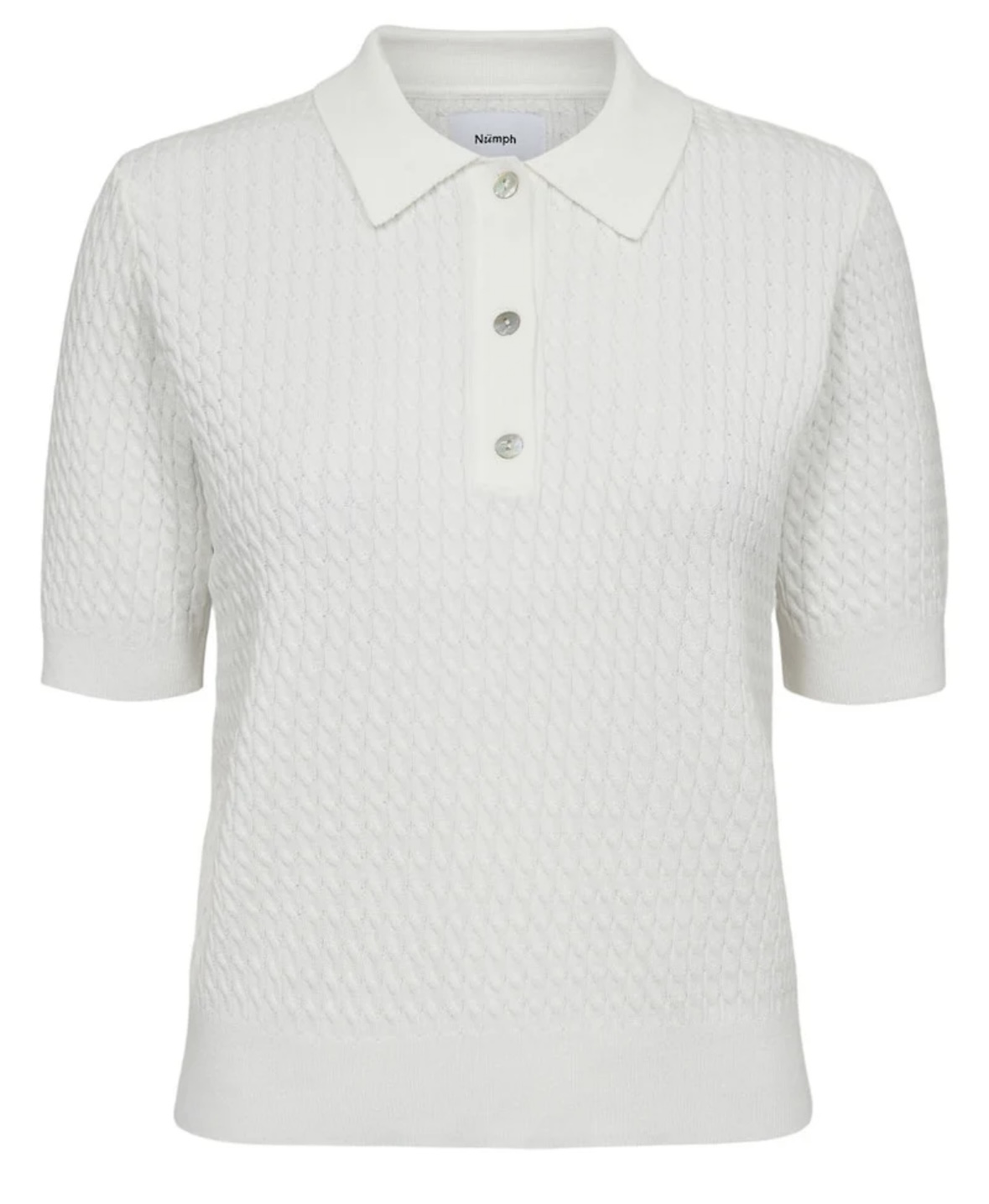 Nualette Polo Topp Hvit